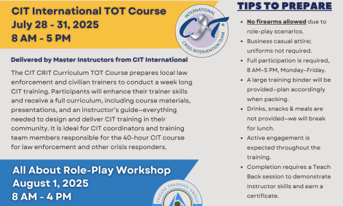 CIT Final Training Graphic